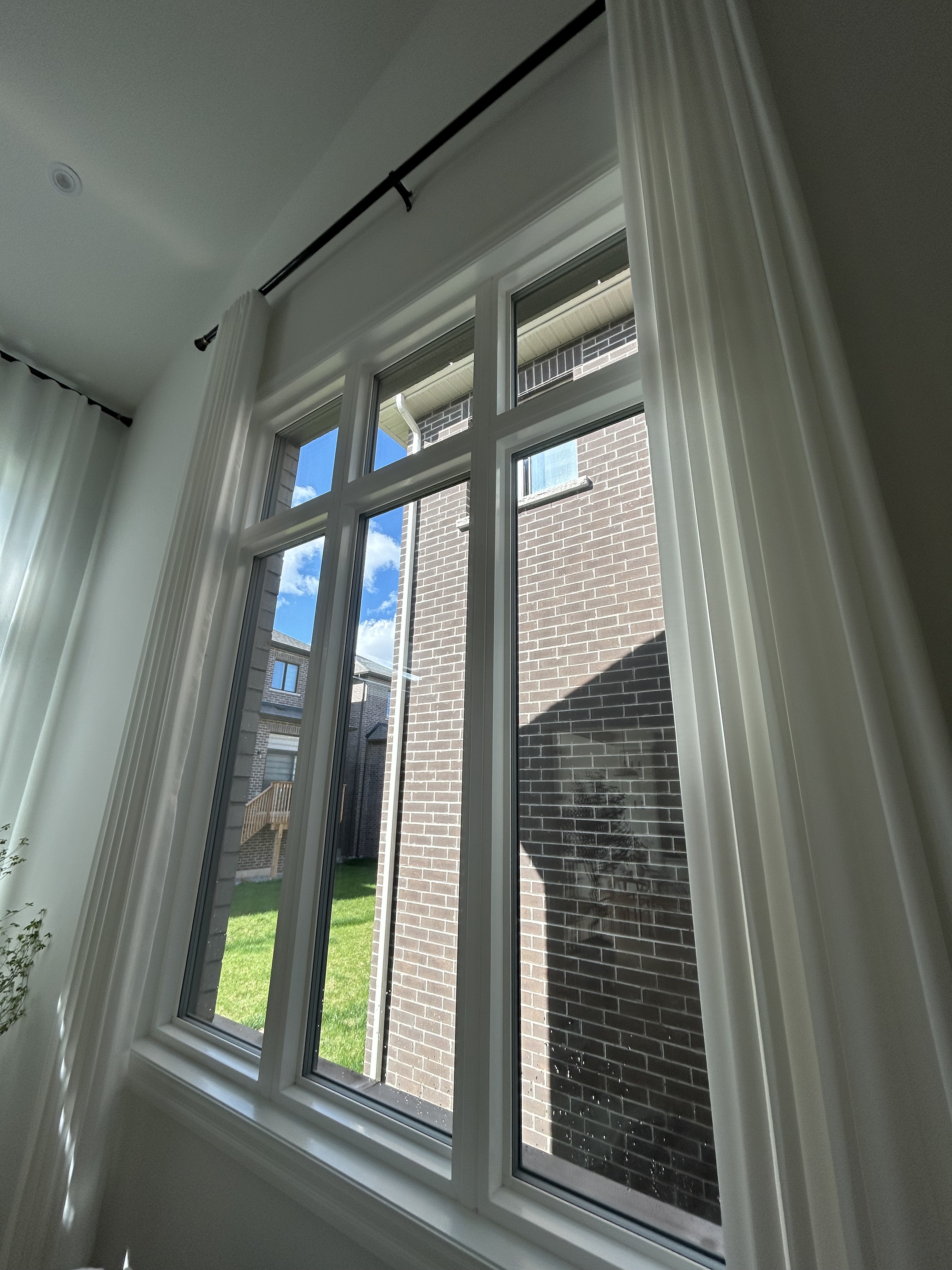 Interior and exterior window cleaning