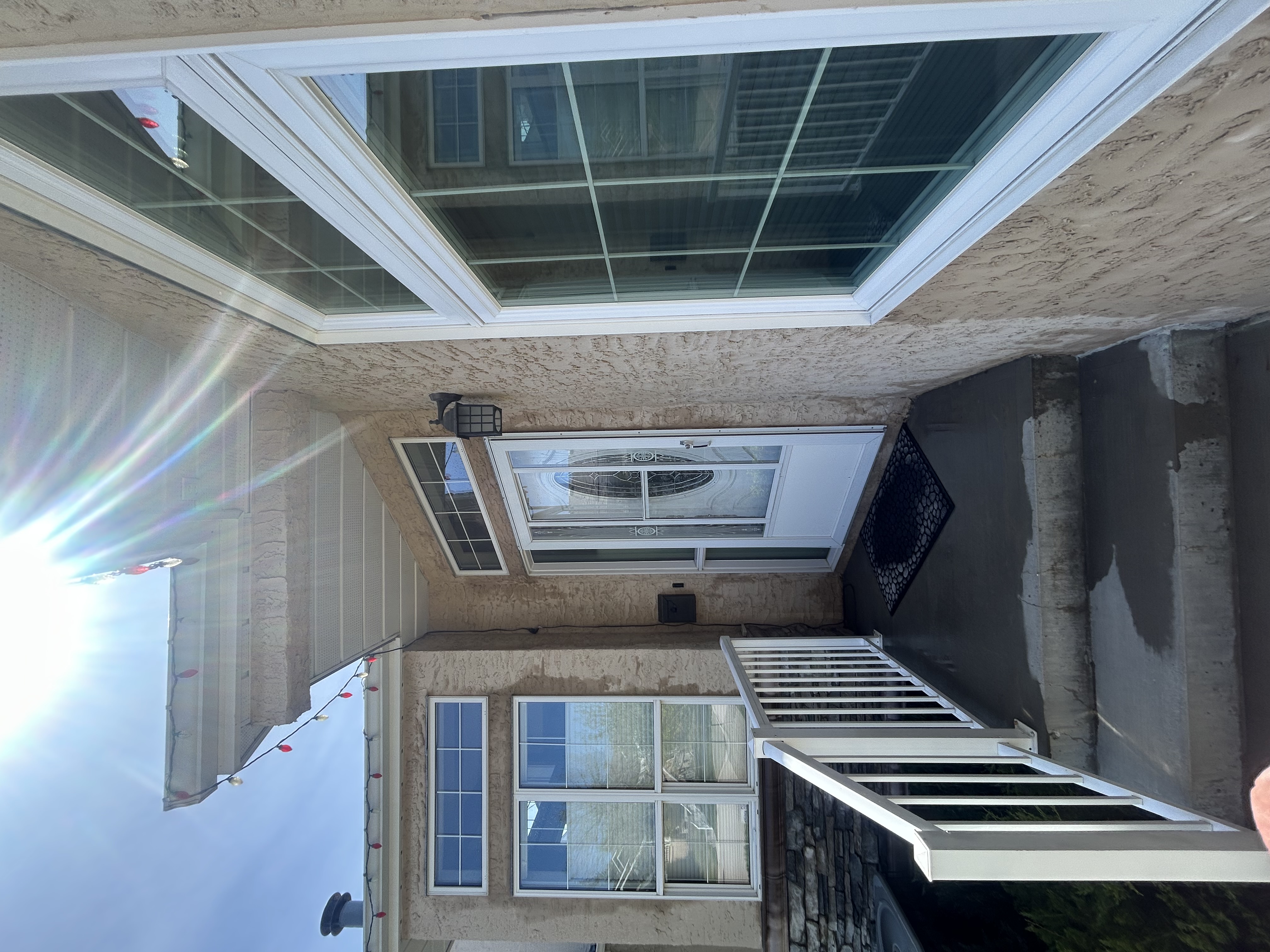 Interior window cleaning